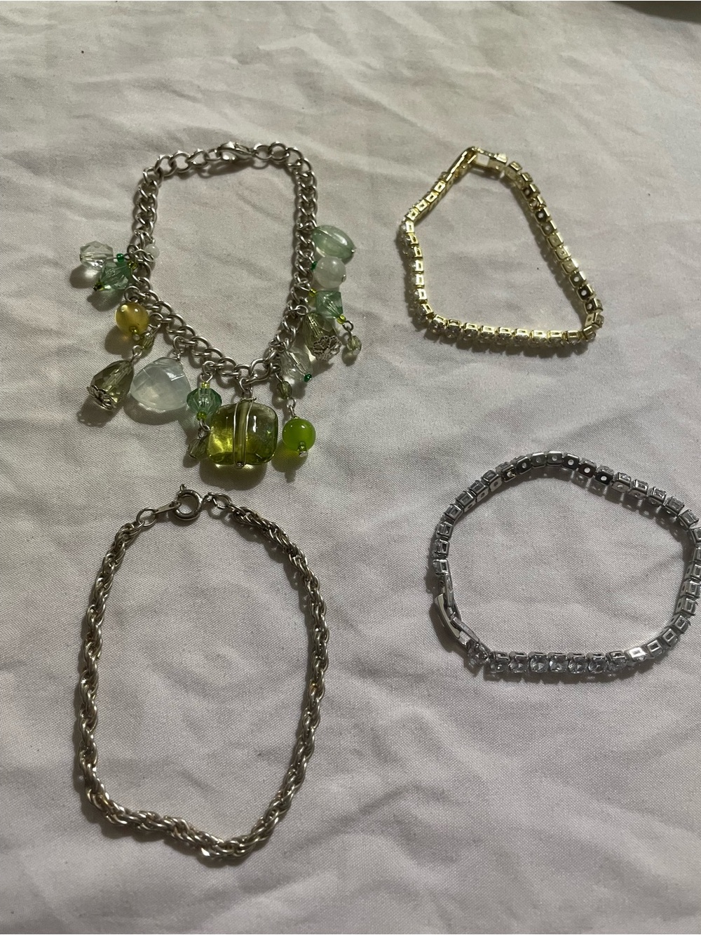 4 bracelets